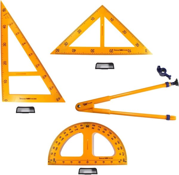 Sundar White Board, Chalk Board, Black Board Technical Drawing Set Square - Image 2