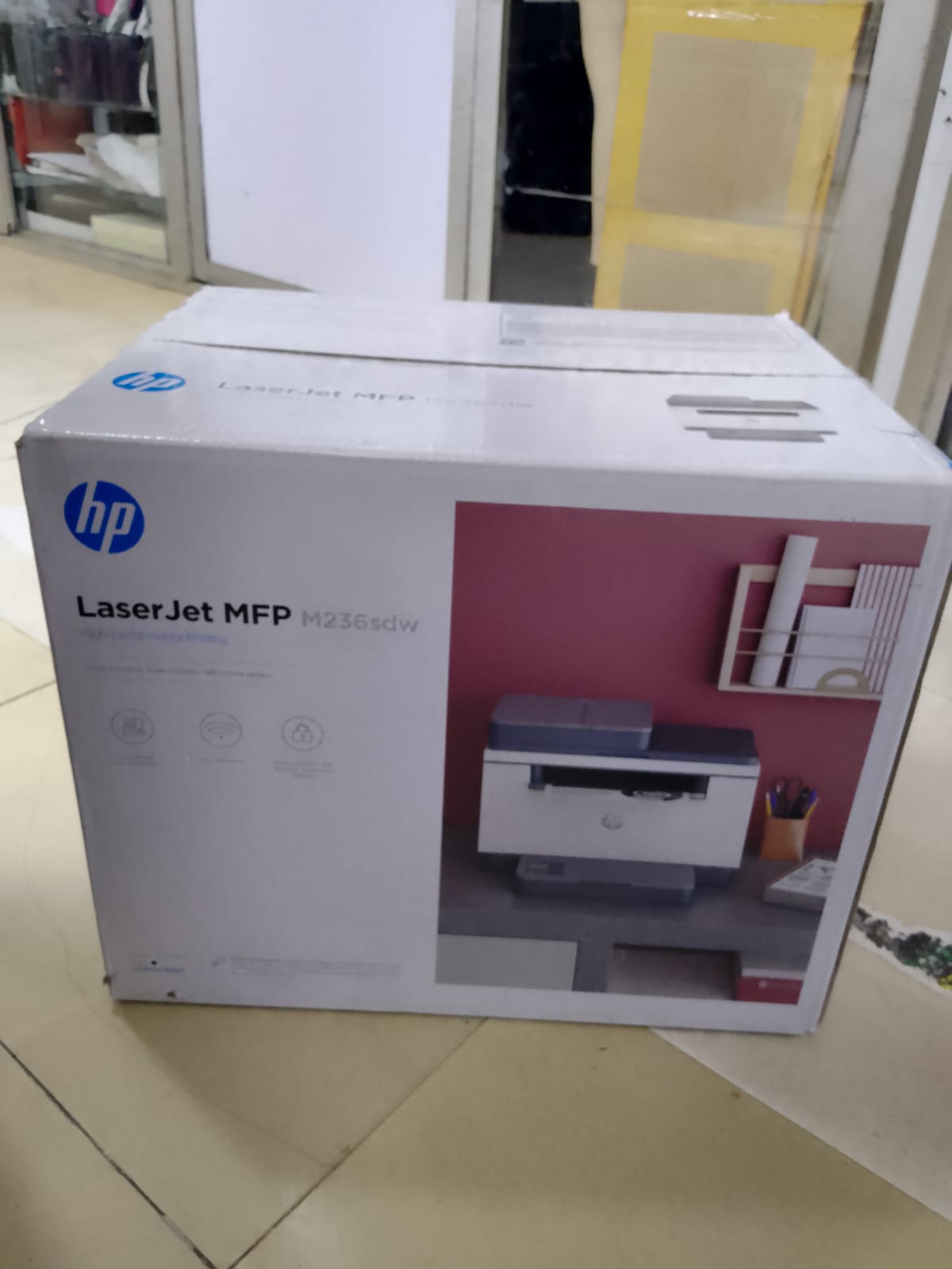 HP LaserJet MFP M236dw Printer, Print, Copy, Scan, Wireless, Ethernet, USB Interface HP LaserJet MFP M236dw Printer, Print, Copy, Scan, Wireless, Ethernet, USB Interface