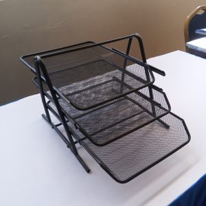 Document Tray/Office Tray Metallic 3 Tier