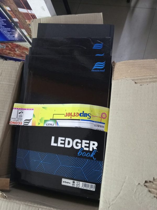 Quality 4 Quire Ledger Book - Image 7