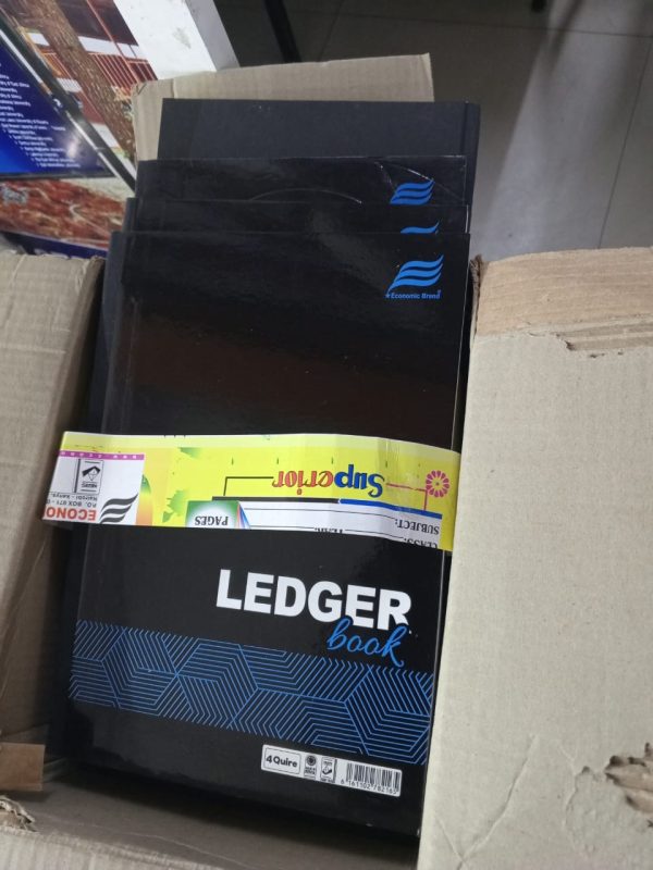 Quality 4 Quire Ledger Book - Image 8