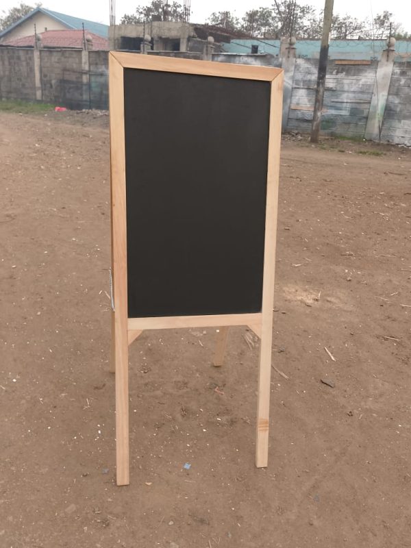 Portable Double-Sided Chalk Board 4ft x 3ft (120cm x 90cm) - Image 2