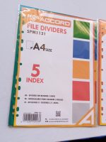 A4 File Dividers – 20 Index Tabs - Image 3