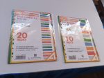 A4 File Dividers – 20 Index Tabs