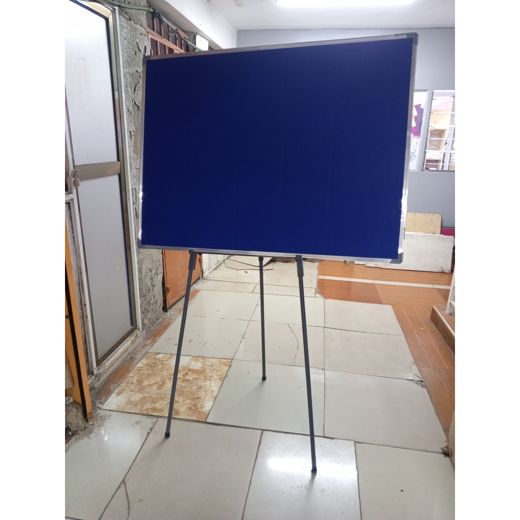 Imported Notice Board with Heavy Duty Tripod Stand – 120cm x 90cm (4ft x 3ft)