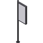 OUTDOOR LOCKABLE NOTICEBOARD