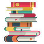 Stacked Book Icon Library Symbol Books Graphics 63460114 1